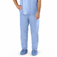 PANT,SCRUB,ELASTIC-WAIST,BLUE,LG,DISP