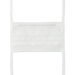 MASK,FACE,SURG,SENSITIVE SKIN,TIE,WHT,LF