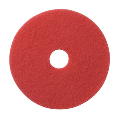 FLOOR PAD,RED,BUFFING,LOW SPEED,17"