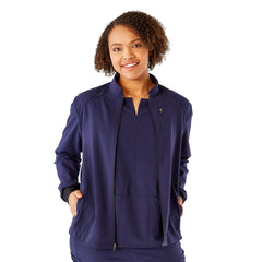 JACKET,SCRUB,AVE,WMN,SOLANO,NVY,M
