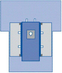 OrthoMax Hip Drape w/Pouches