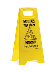 English/Spanish Wet Floor Sign