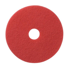 FLOOR PAD,RED,BUFFING,LOW SPEED,12"