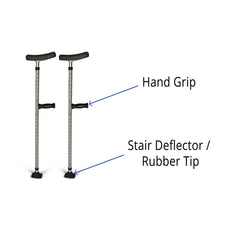 Universal Single Tube Crutch