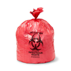 LINER,RED,PRNT,31X43,33GAL,2MIL,FLAT