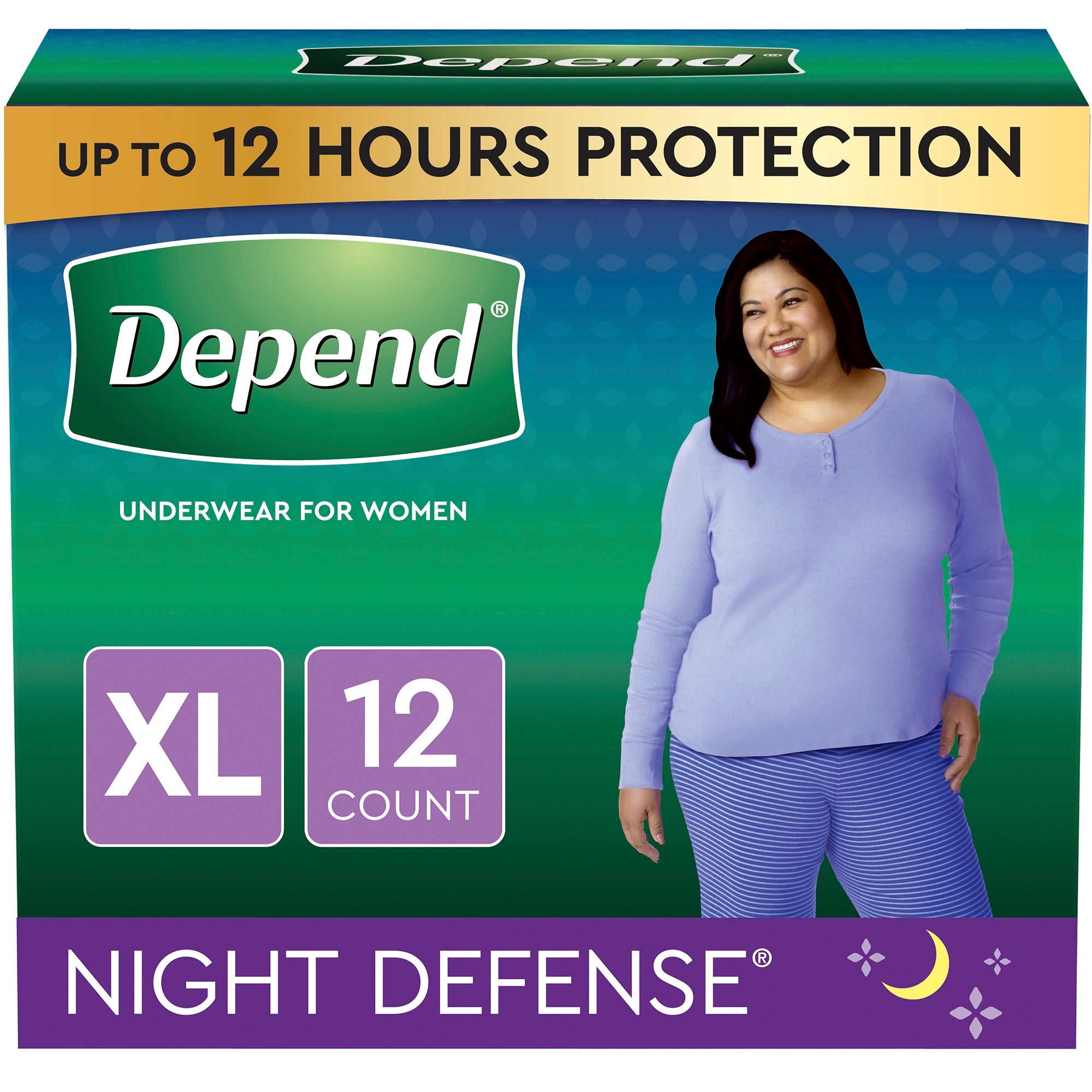 Depend® Night Defense® Maximum Absorbent Underwear, Extra Large