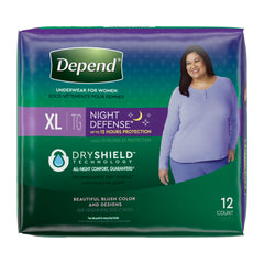 Depend® Night Defense® Maximum Absorbent Underwear, Extra Large
