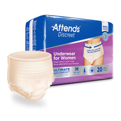 Attends® Discreet Women's Underwear, Level 5, Medium