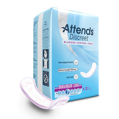 Attends® Discreet Women's Maximum Long Bladder Control Pad, 14Â½-Inch Length