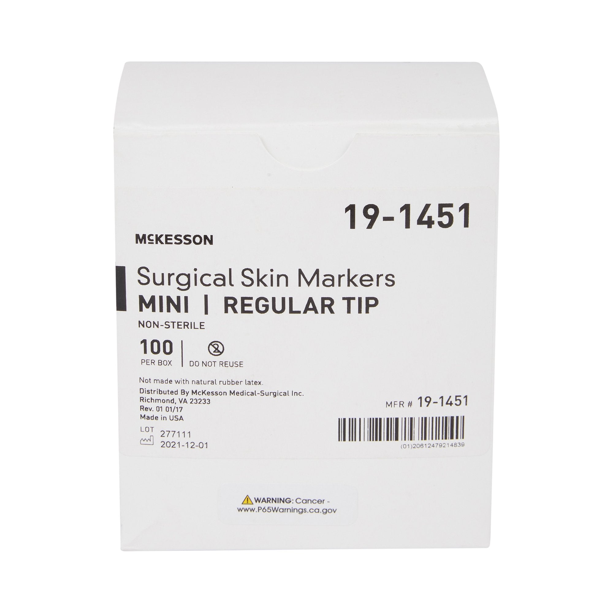 McKesson Surgical Skin Marker, Violet Ink, Mini Size, 100 Count