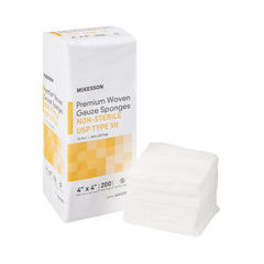 McKesson NonSterile USP Type VII Gauze Sponge, 4 x 4 Inch