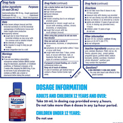 Mucinex® Fast-Max Severe Congestion & Cough Liquid Maximum Strength