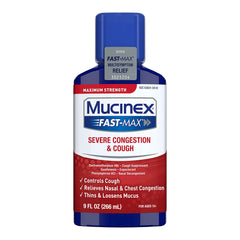 Mucinex® Fast-Max Severe Congestion & Cough Liquid Maximum Strength