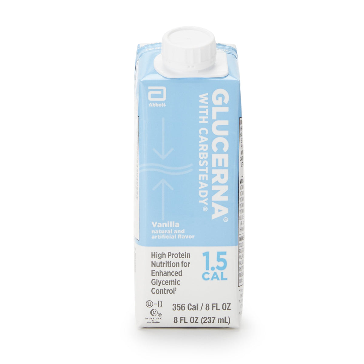 Glucerna® 1.5 Cal Vanilla Oral Supplement, 8 oz. Carton