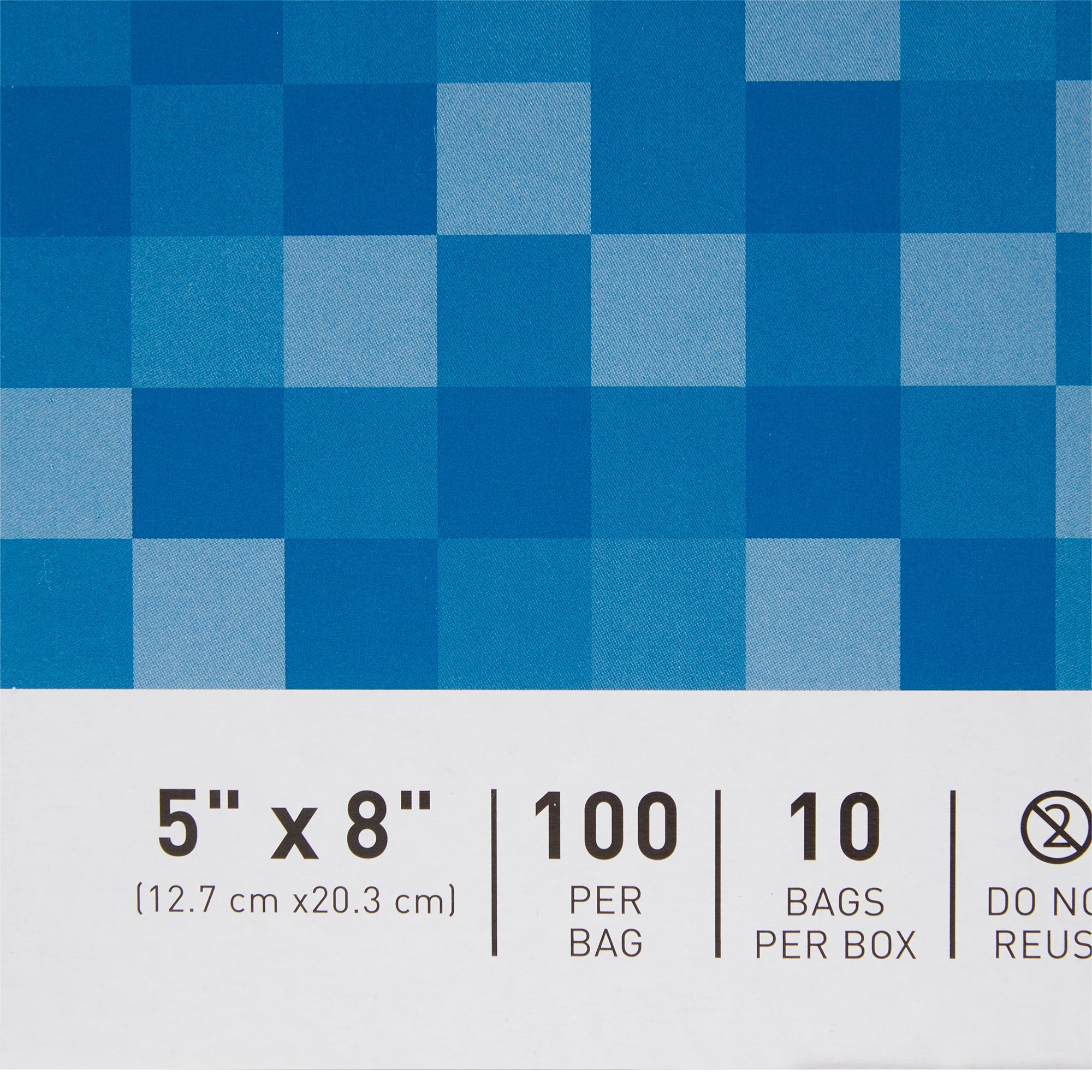 McKesson 5 X 8 Inch Zip Closure Bag