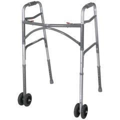 McKesson Steel Bariatric Folding Walker, 32 â€“ 39 Inch Height
