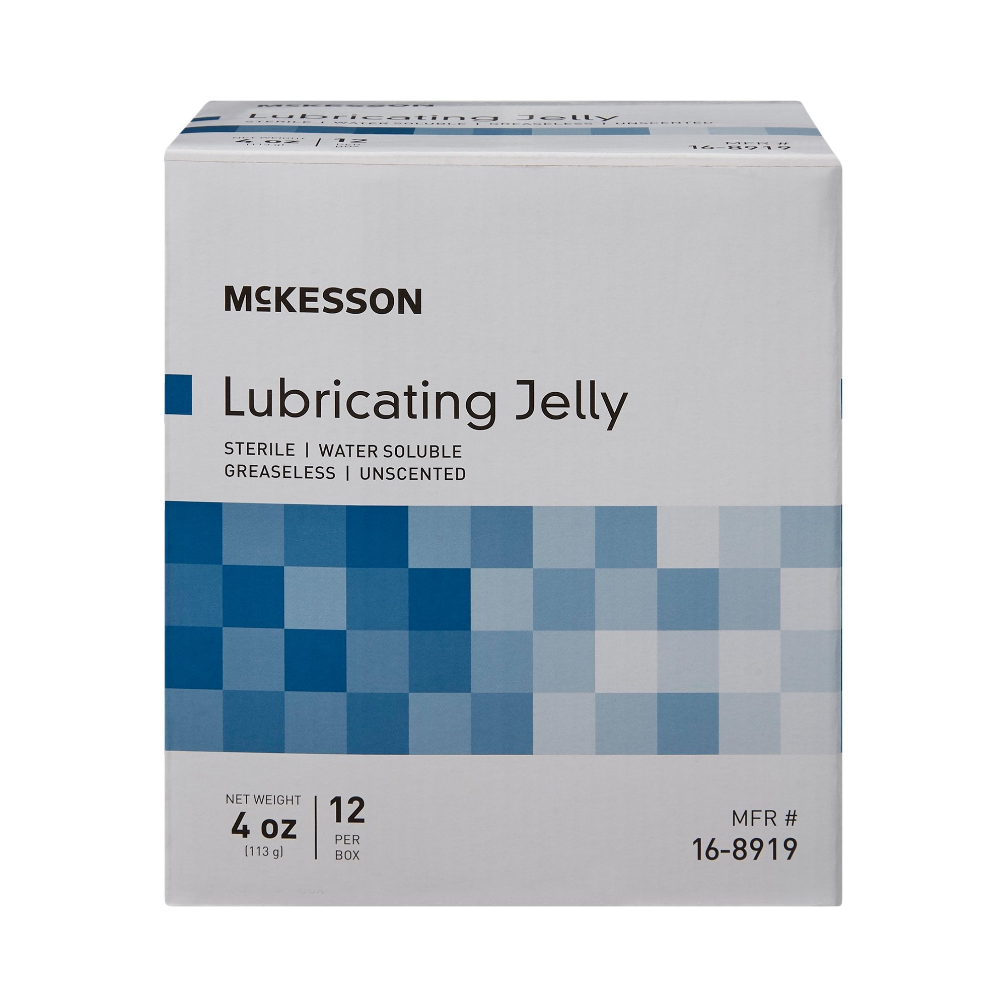 McKesson Lubricating Jelly - Water Based Non-Sticky, Non-Greasy Lubricant Gel