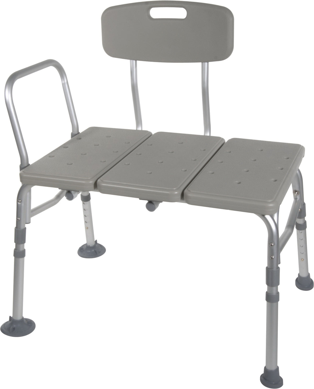 drive Aluminum Knocked Down Bath Transfer Bench, 17Â½ â€“ 21Â½ Inch Seat Height