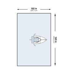 McKesson Sterile Shoulder Arthroscopy Orthopedic Drape, 102 x 160 Inch
