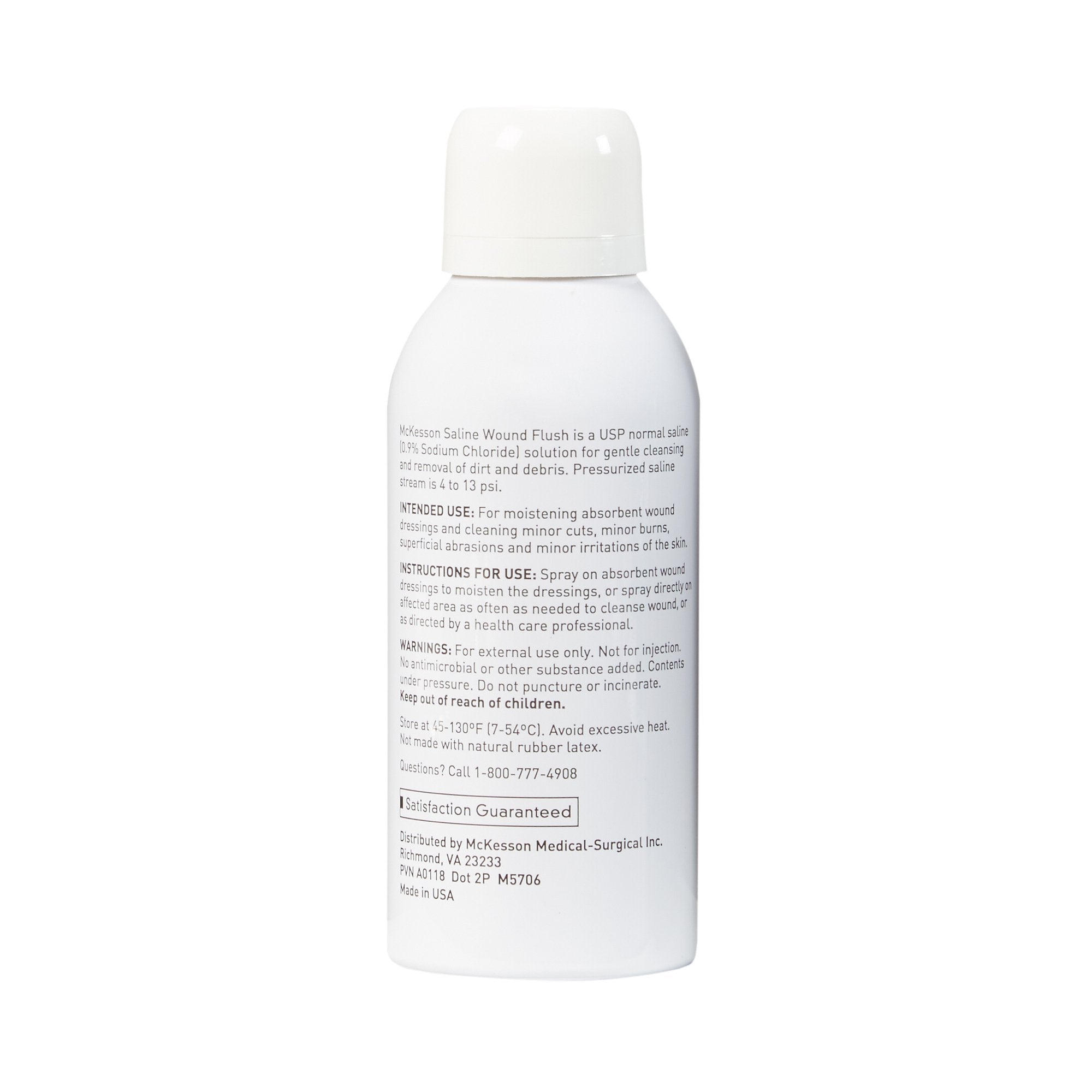 McKesson Saline Wound Flush, 3-ounce Spray Can