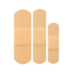 American® White Cross Sheer Adhesive Strip, Assorted Sizes