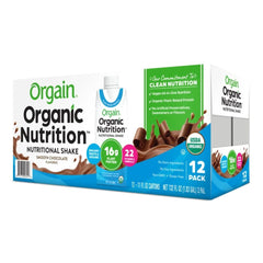 Organic Nutrition Vegan Chocolate Oral Protein Supplement, 11 oz. Carton