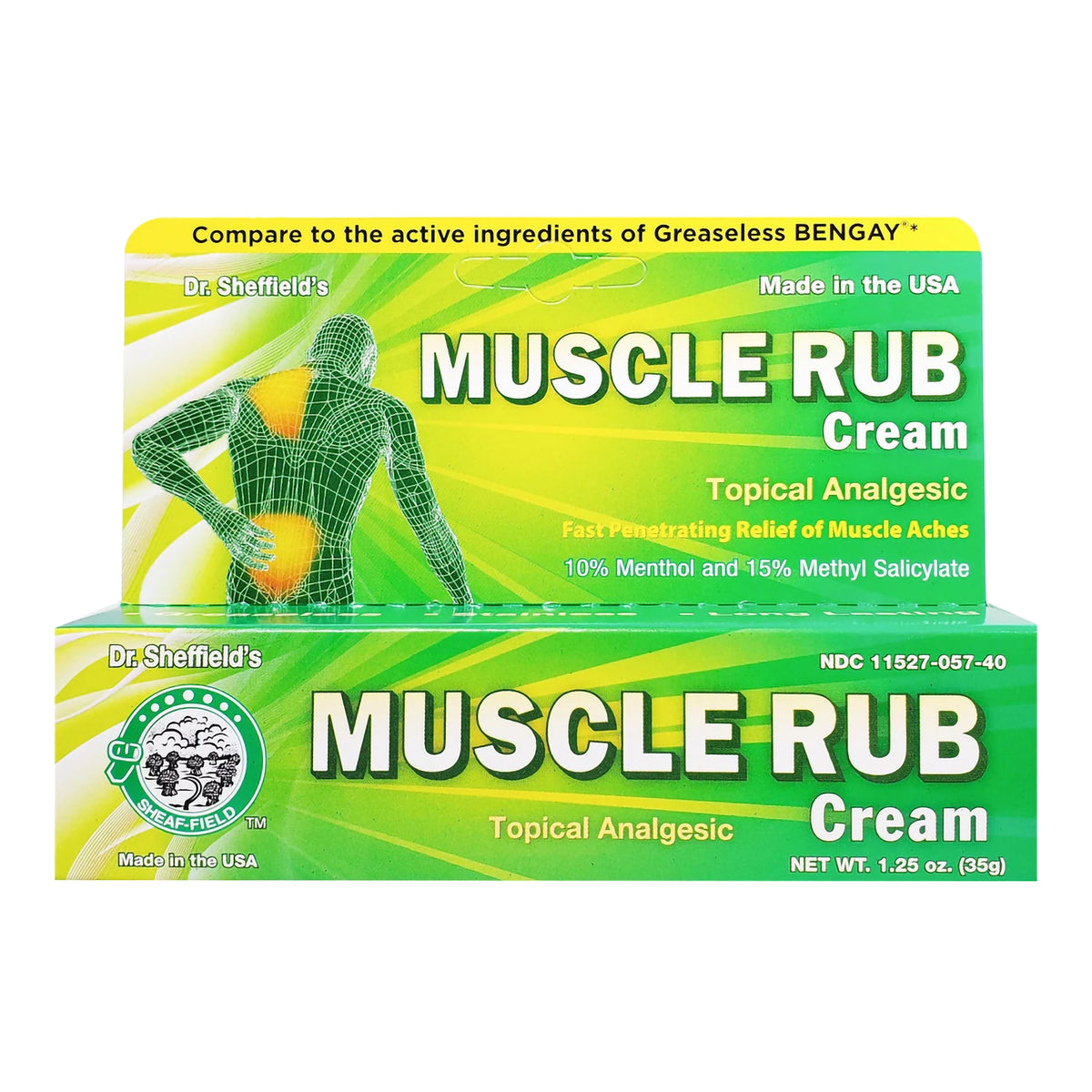 Dr. Sheffield's Menthol / Methyl Salicylate Topical Pain Relief