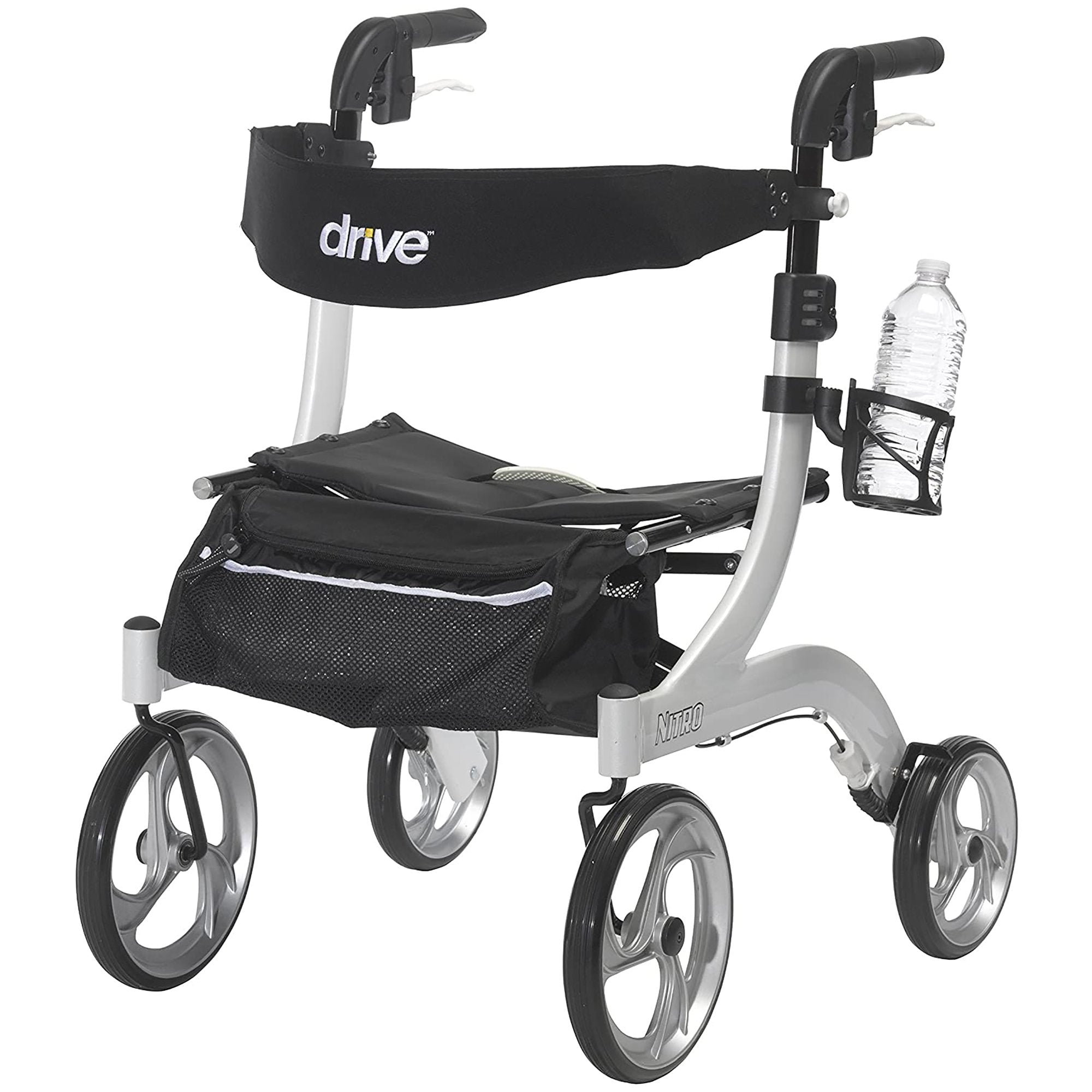 drive Nitro Rollator Cup Holder Attachment, Black, Universal