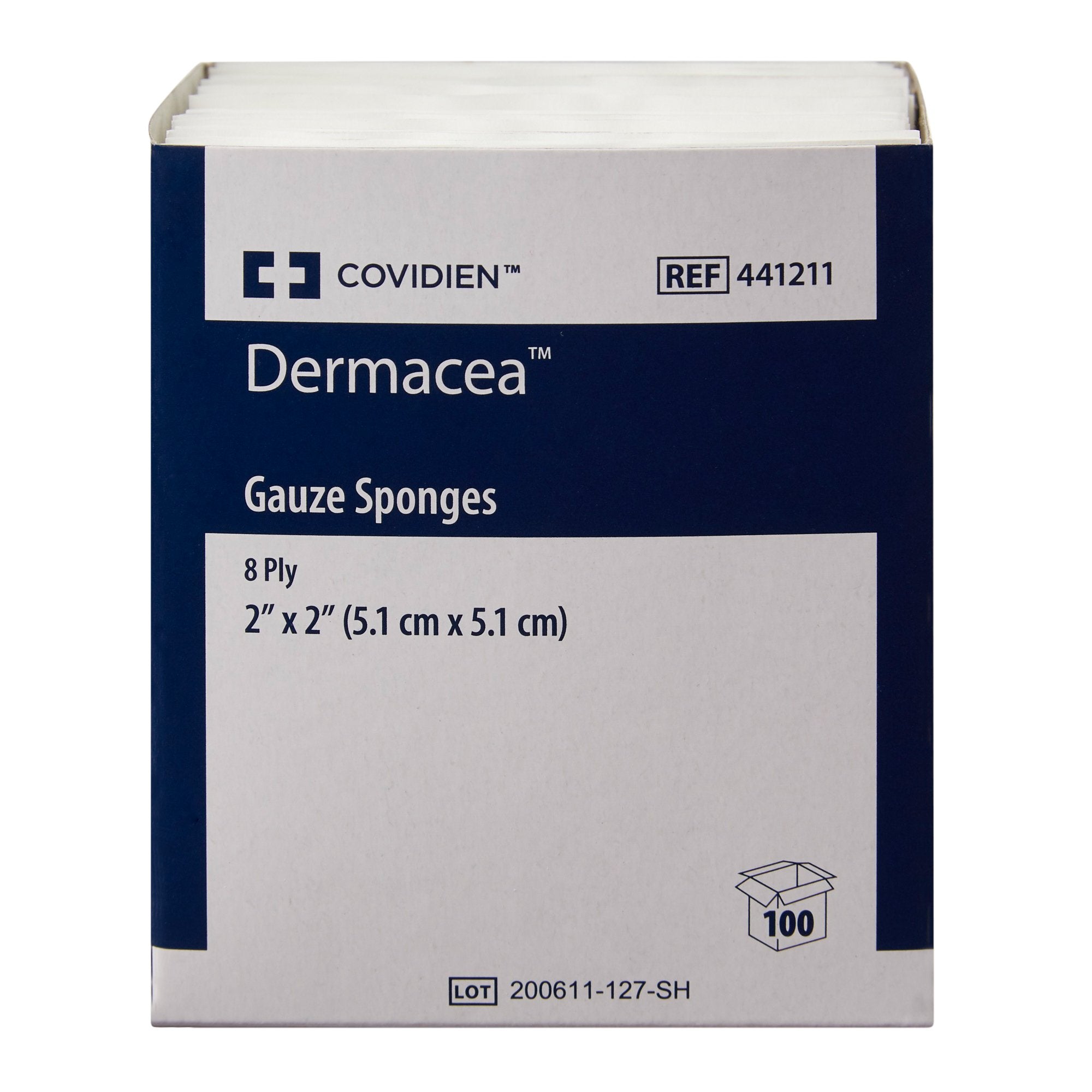 Dermacea Sterile Gauze Sponge, 2 x 2 Inch