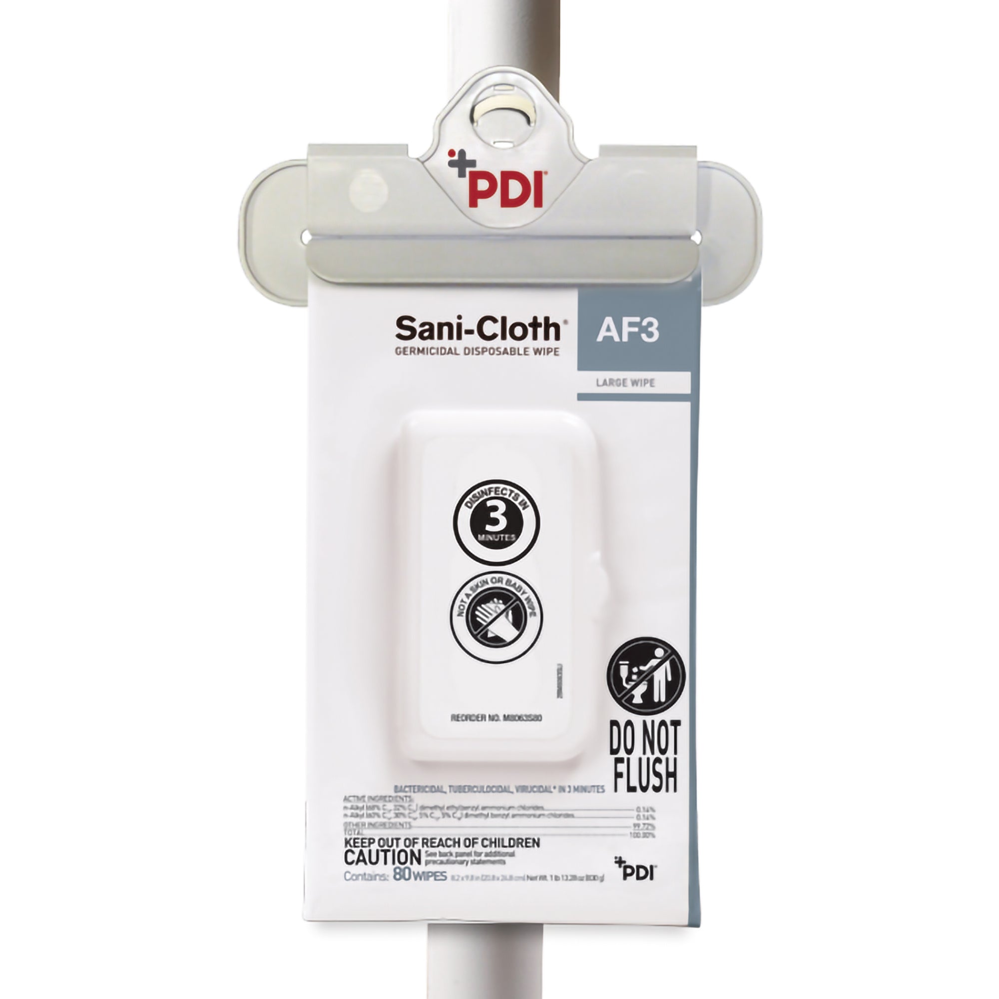 Sani-Cloth® AF3 Surface Disinfectant Cleaner, 80 Count Portable Pack ...
