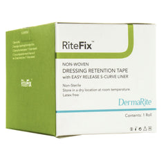 RiteFix Nonwoven Dressing Retention Tape, 1 Inch x 11 Yard, White