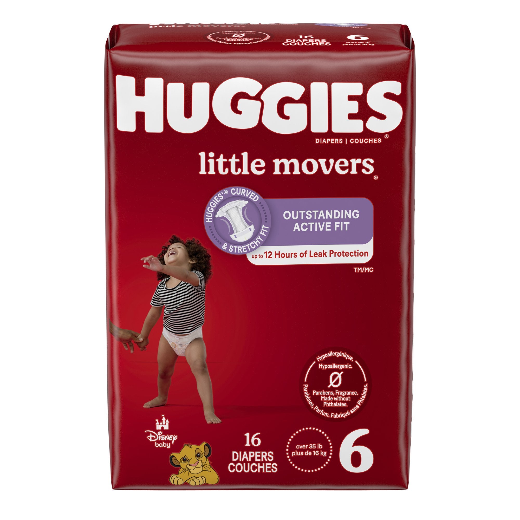 Huggies® Little Movers® Diaper, Size 6