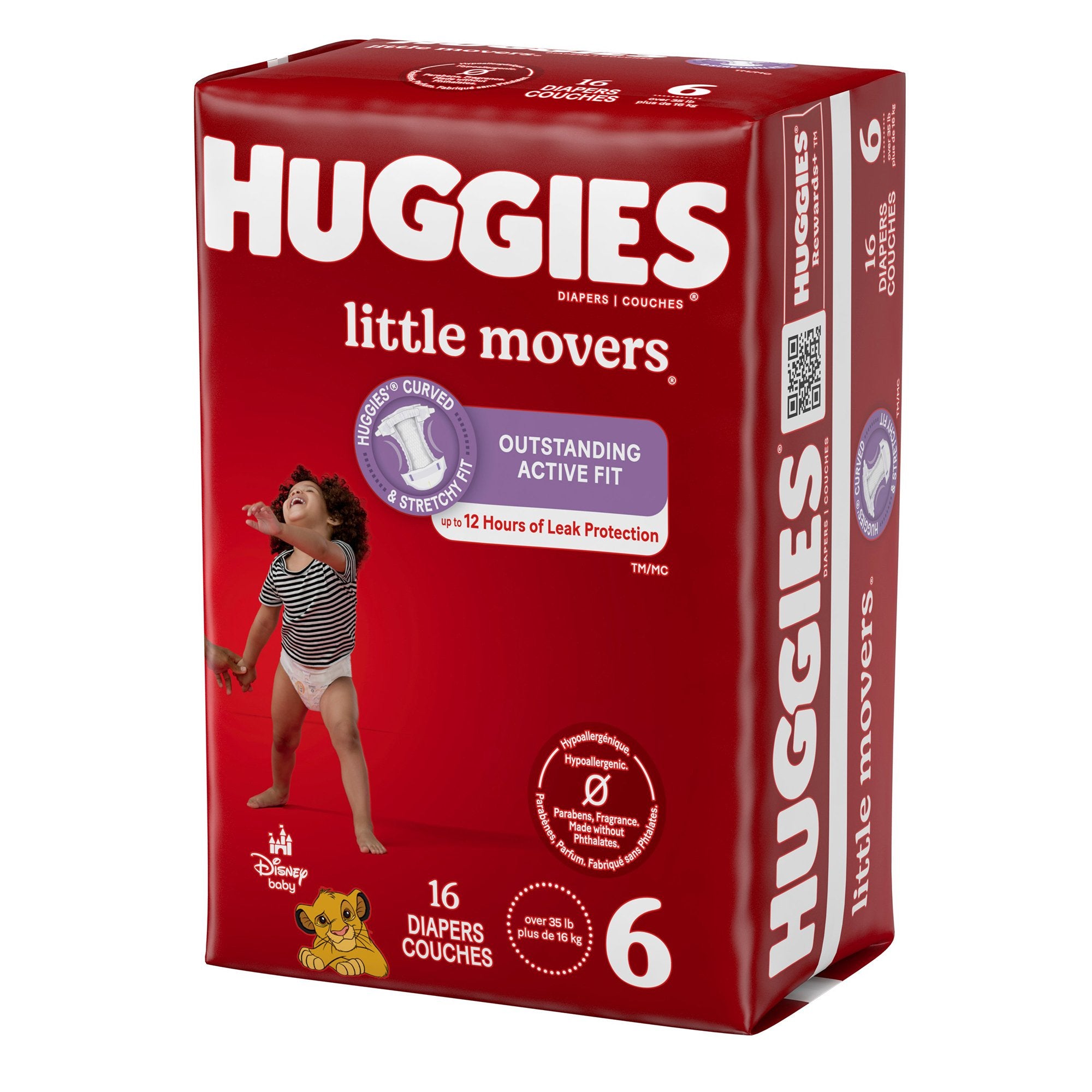 Huggies® Little Movers® Diaper, Size 6