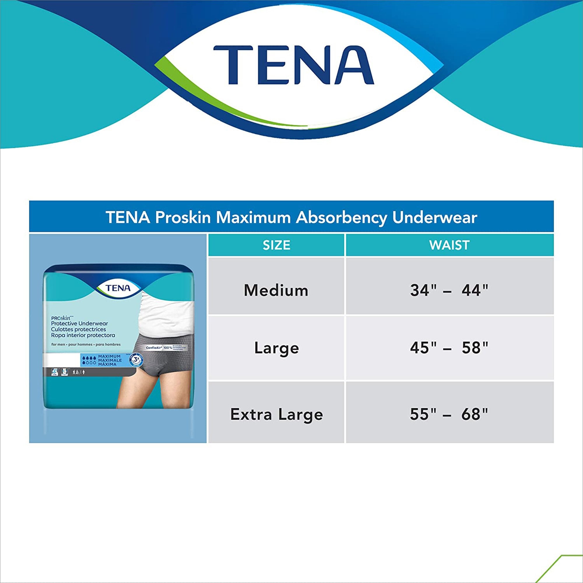 Tena® ProSkin Maximum Absorbent Underwear, Medium