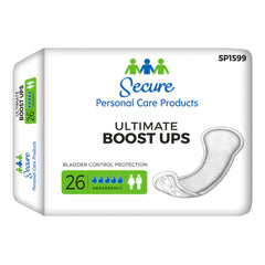 TotalDry Ultimate Boost Ups Absorbency Incontinence Booster Pad, 16Â½-Inch Length