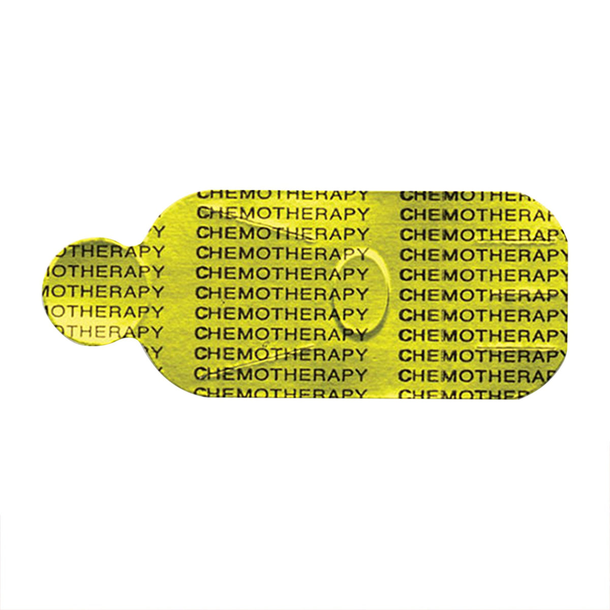ChemoPlus IVA Seals, Yellow/black ink Chemotherapy