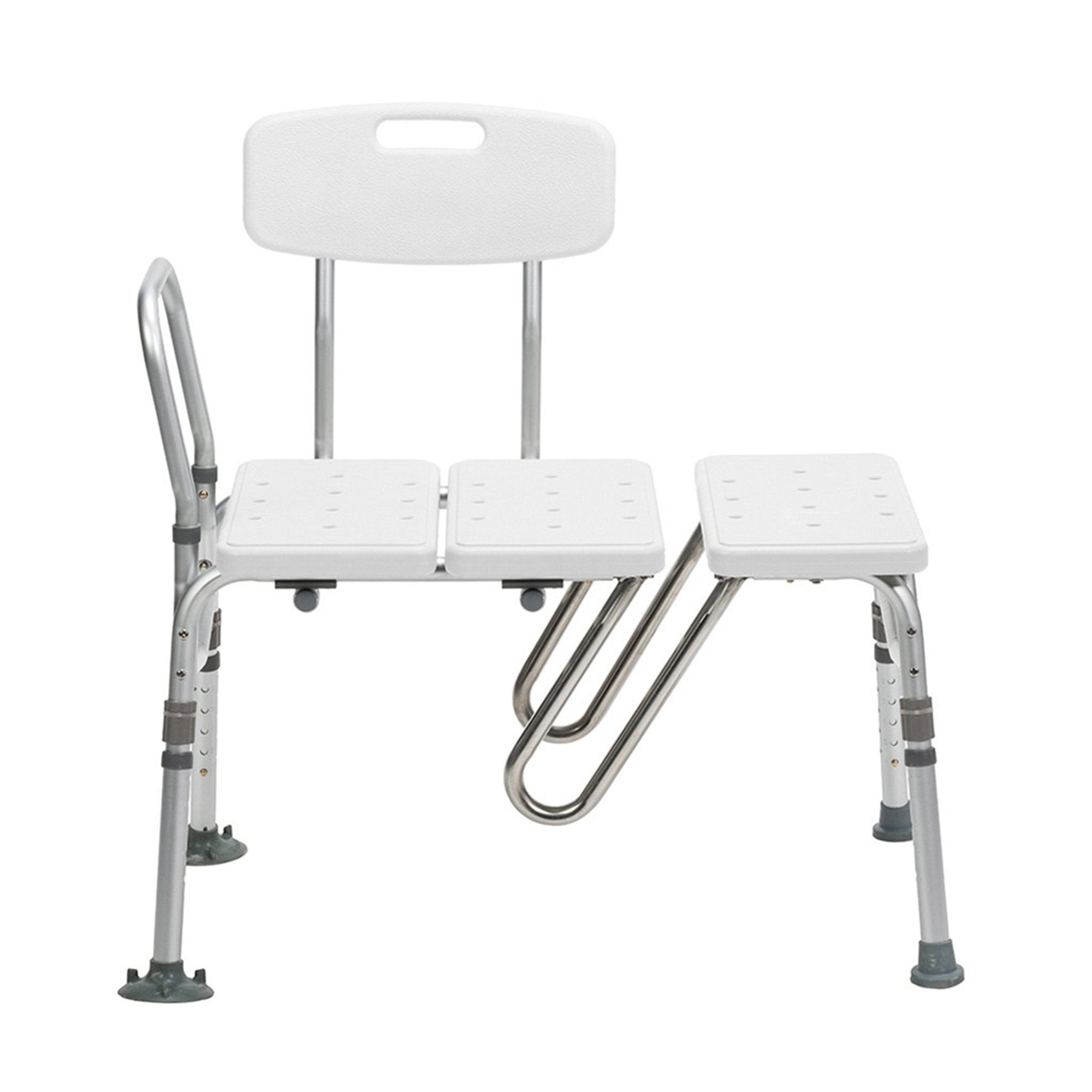 Splash Defense Knocked Down Bath Transfer Bench, 17Â½ â€“ 22Â½ Seat Height