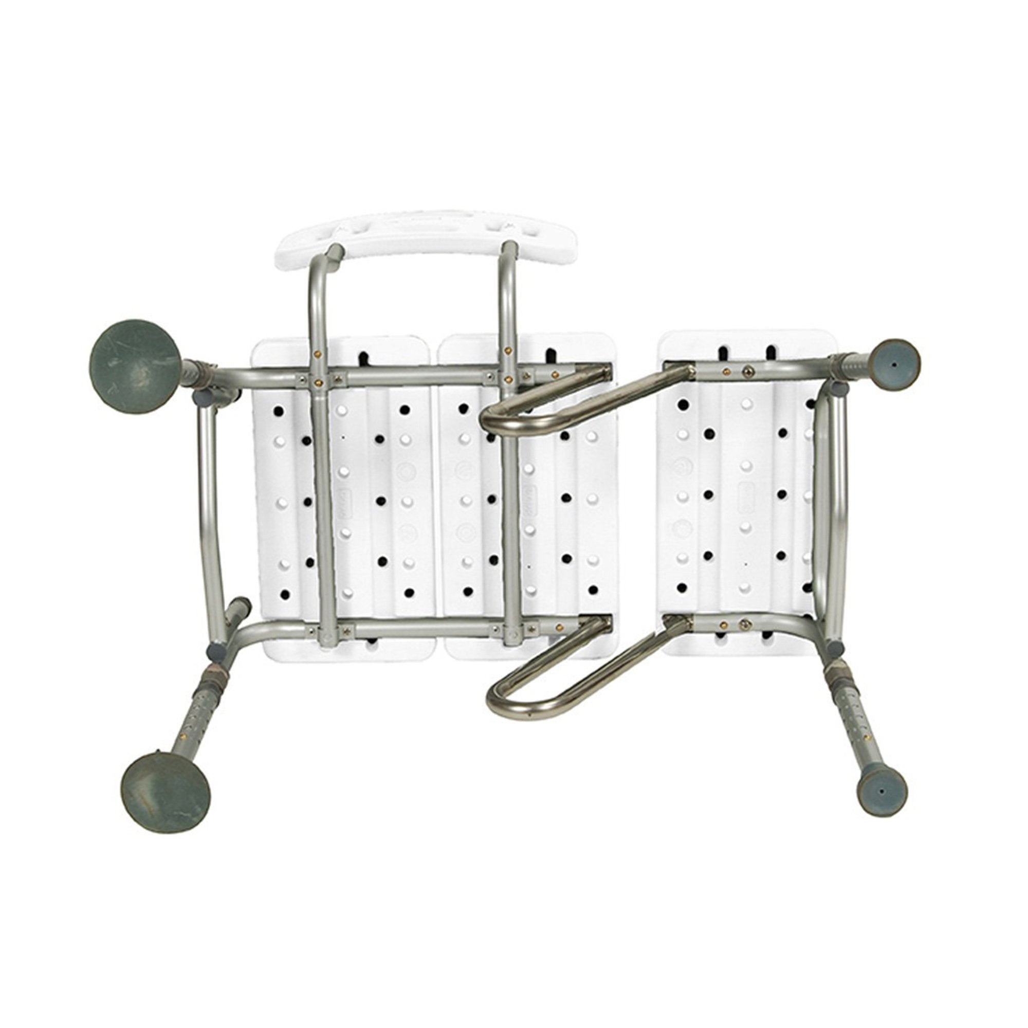 Splash Defense Knocked Down Bath Transfer Bench, 17Â½ â€“ 22Â½ Seat Height