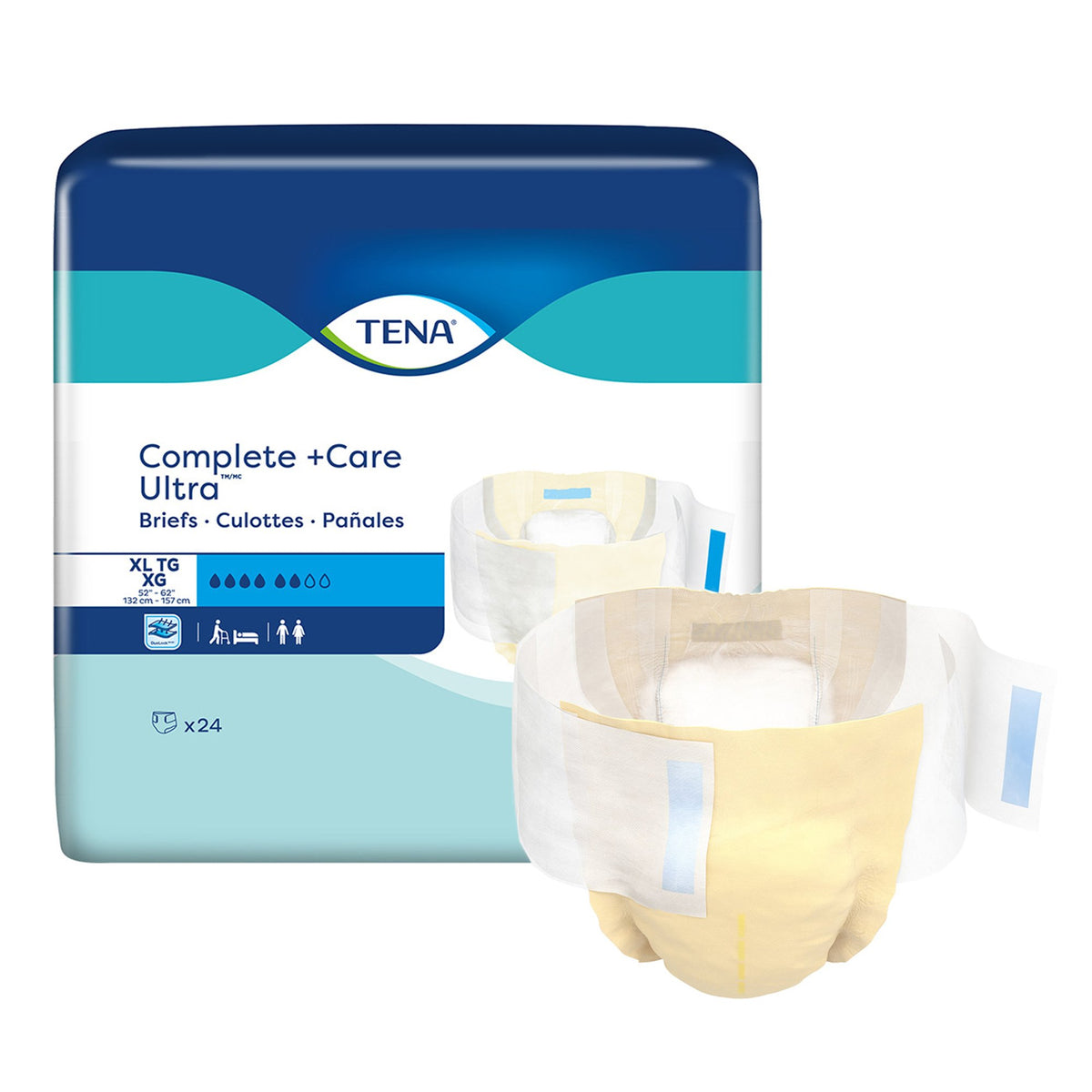 Tena® Complete Ultra Incontinence Brief, Extra Large