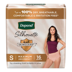 Depend® Silhouette® Maximum Absorbent Underwear, Small