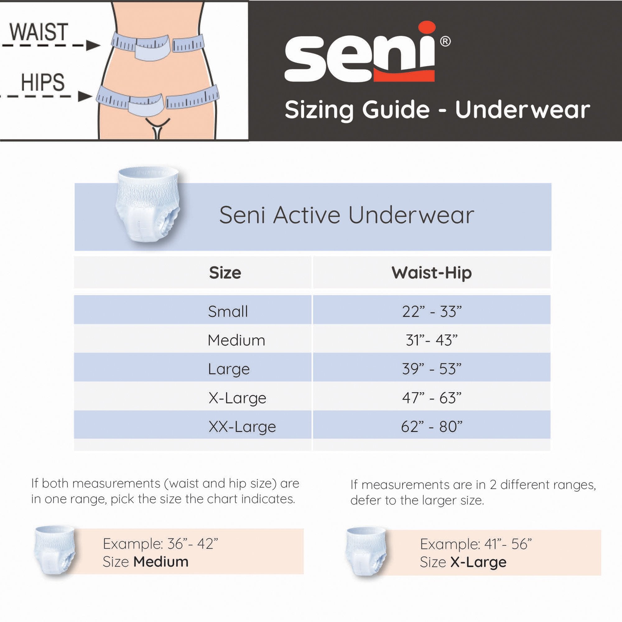 Seni® Active Super Plus Heavy Absorbent Underwear, Small