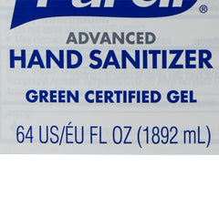 Purell® Advanced Green Certified Hand Sanitizer Gel, 64 oz. Refill