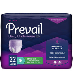Prevail® Daily Underwear Maximum Absorbent Underwear, Small