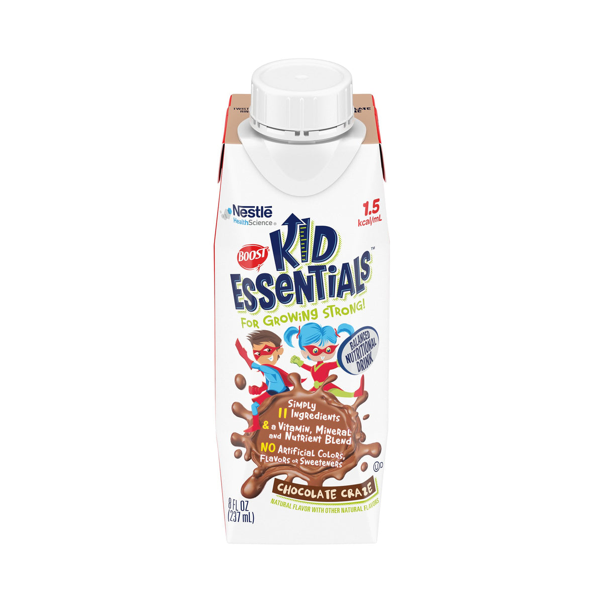 Boost® Kid Essentials 1.5 Chocolate Oral Supplement, 8 oz. Carton