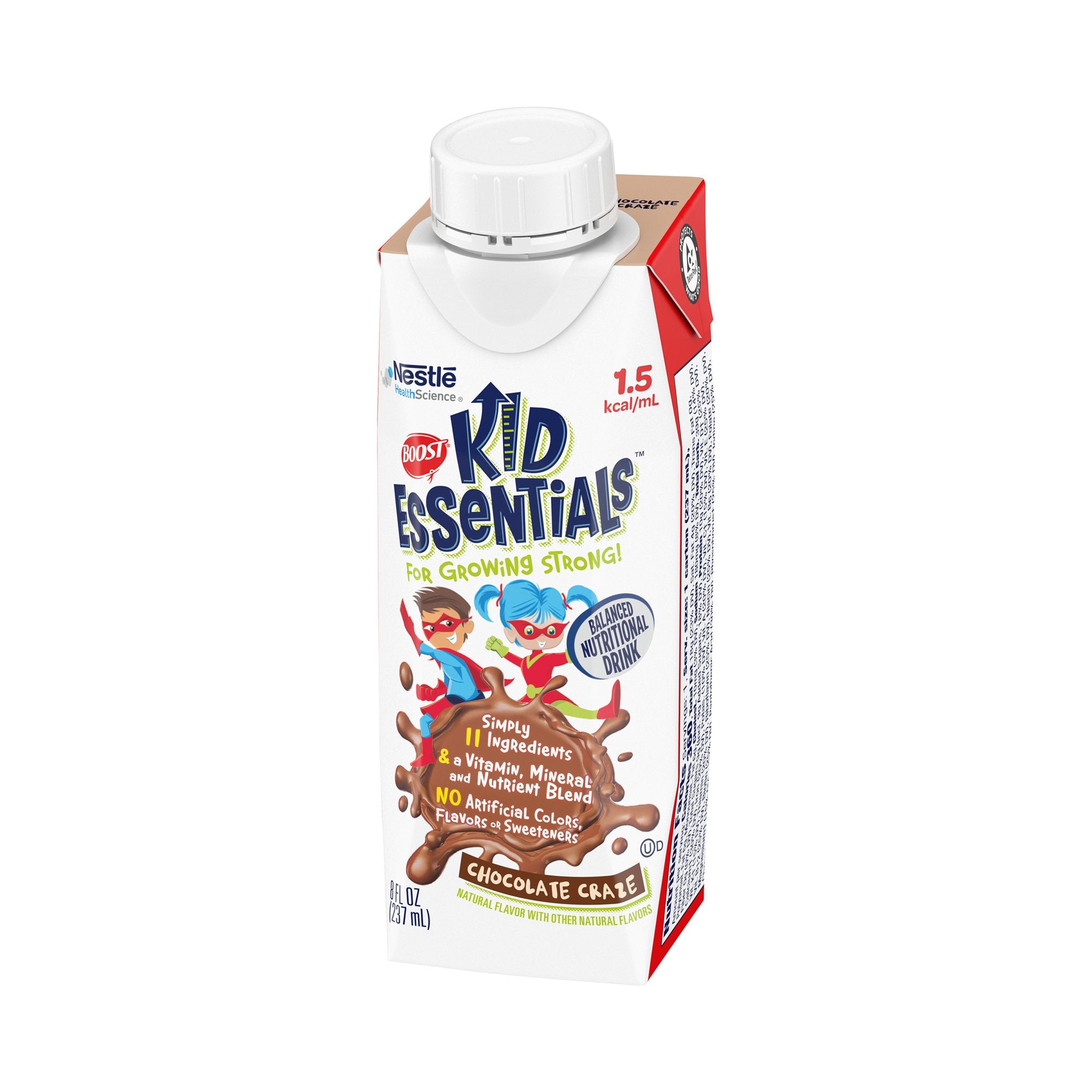 Boost® Kid Essentials 1.5 Chocolate Oral Supplement, 8 oz. Carton