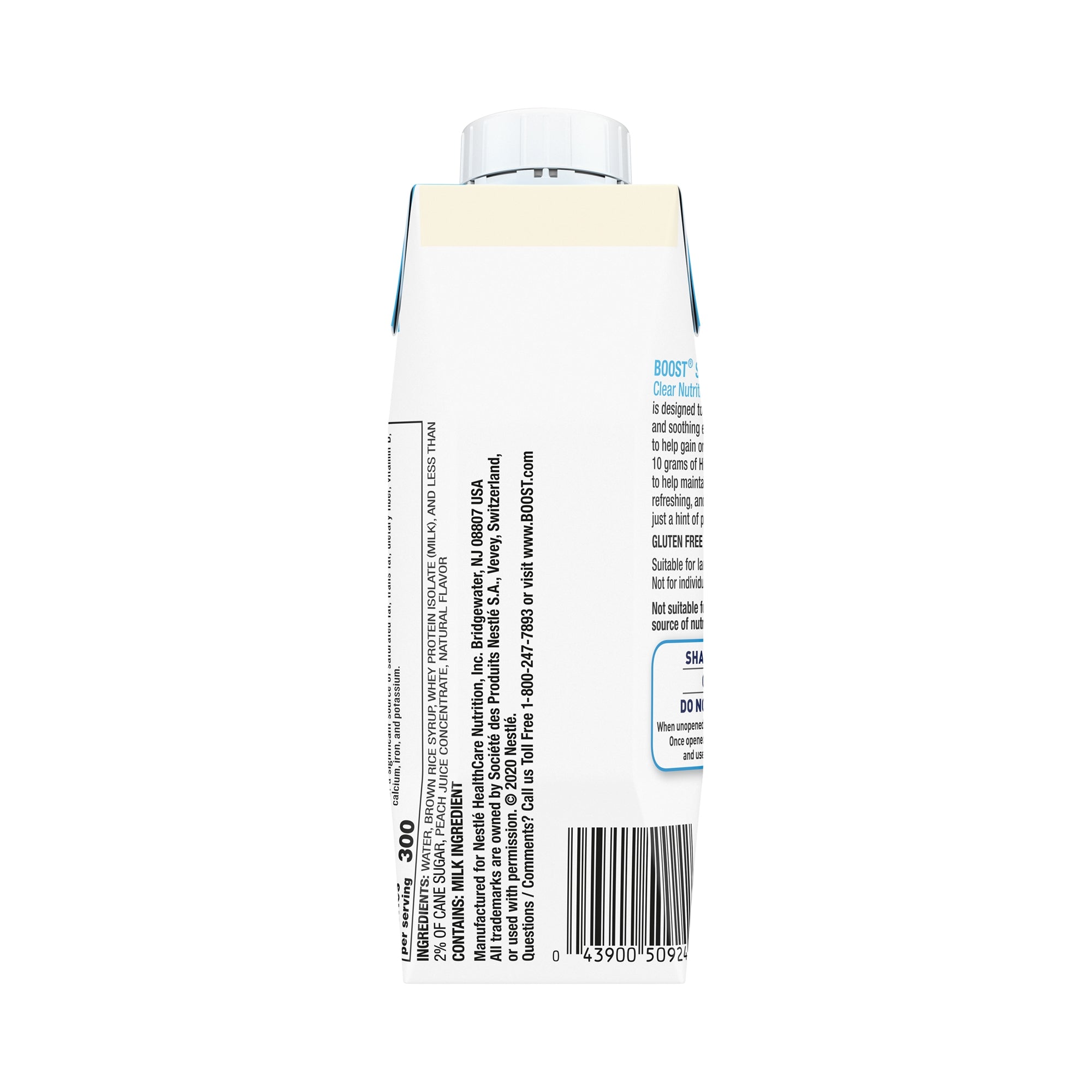 Boost® Soothe Peach Mint Oral Supplement, 8 oz. Carton