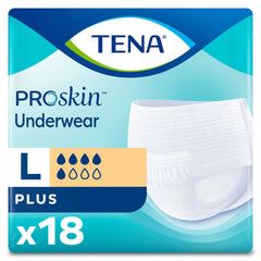 TENA® ProSkin Plus Fully Breathable Absorbent Underwear, Large