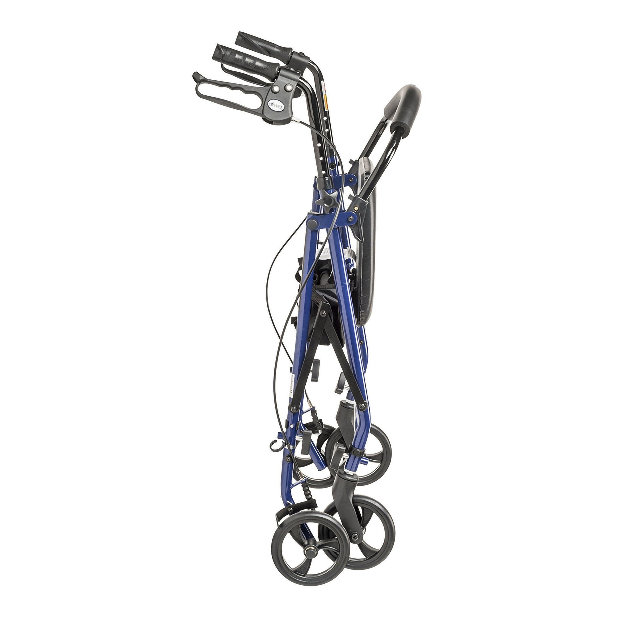 drive Steel Rollator with 6 Inch Wheels, Blue
