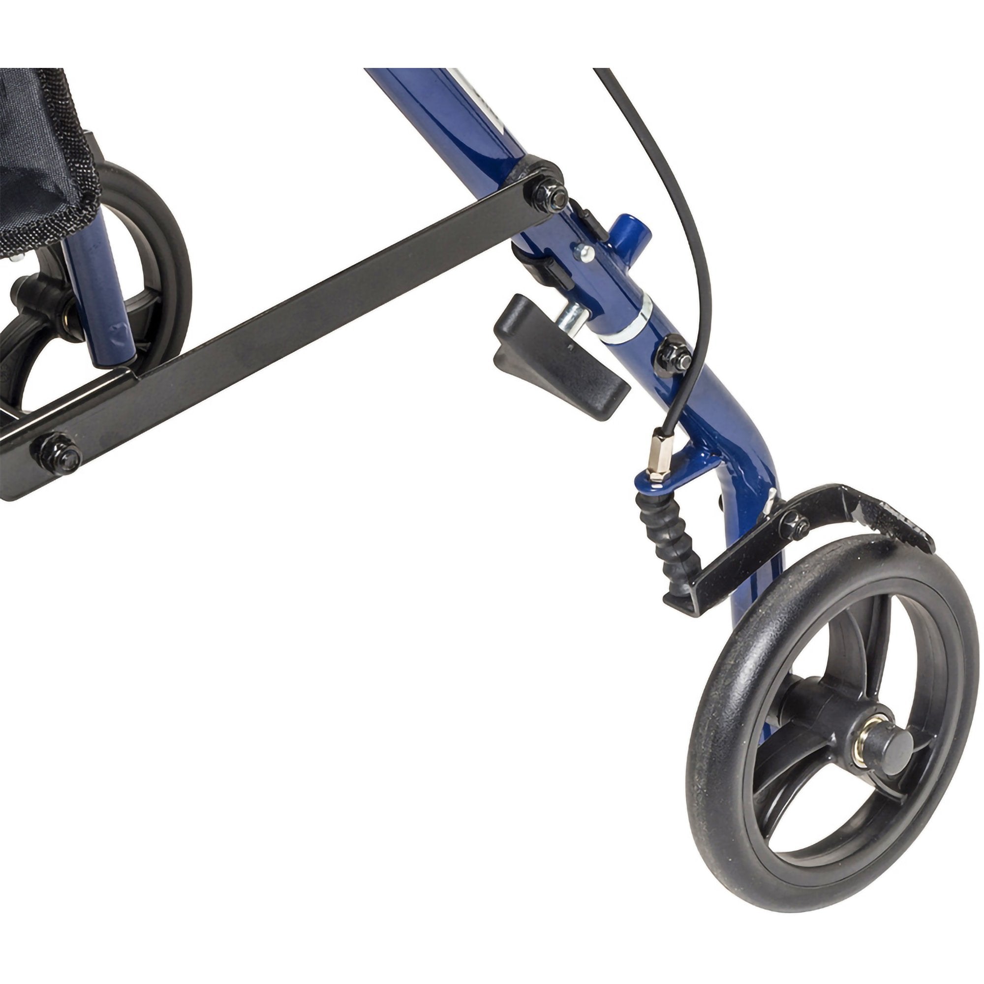 drive Steel Rollator with 6 Inch Wheels, Blue