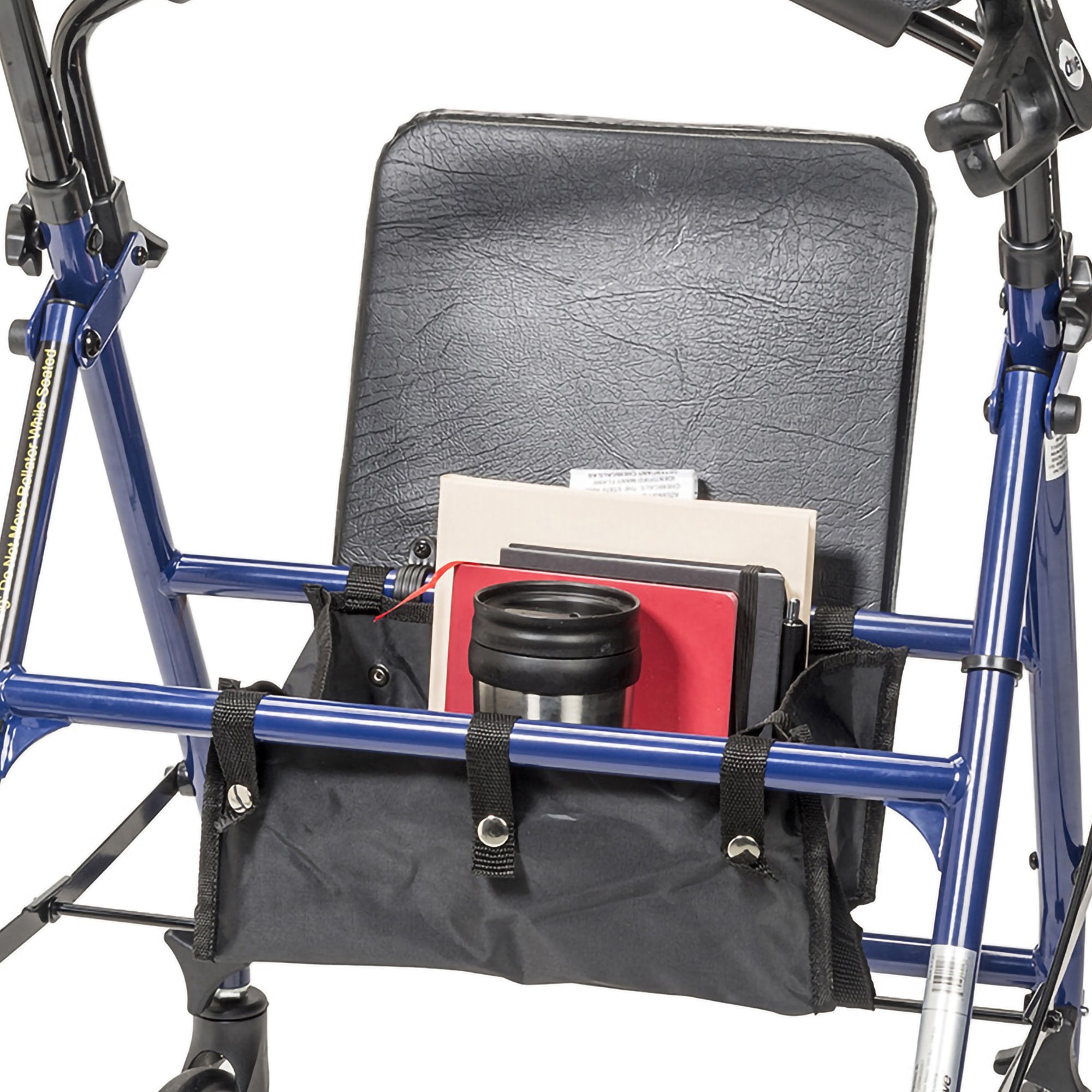 drive Steel Rollator with 6 Inch Wheels, Blue